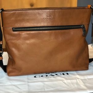 Coach Sam crossbody messenger bag.